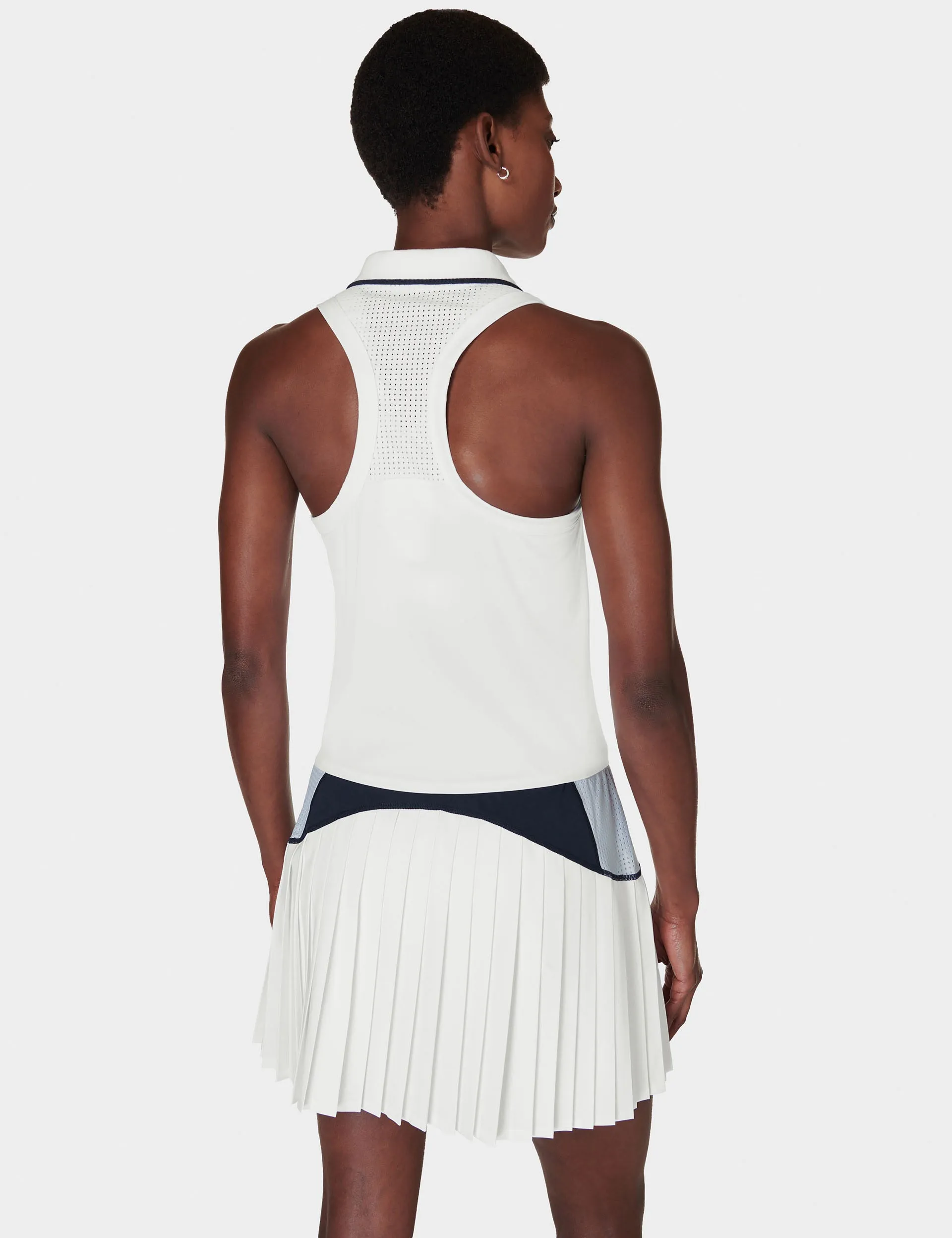 Sweaty Betty Power Match Point Tennis Vest - White