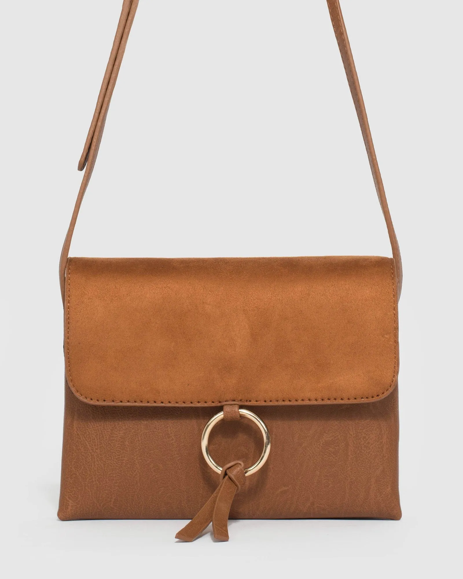 Tan Brooklyn Crossbody Bag