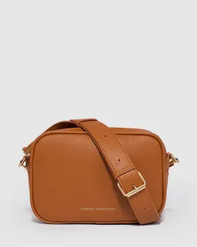 Tan Selena Crossbody Bag