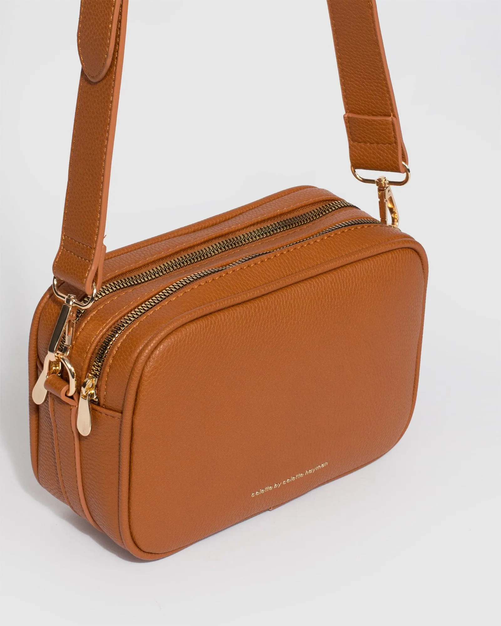 Tan Selena Crossbody Bag