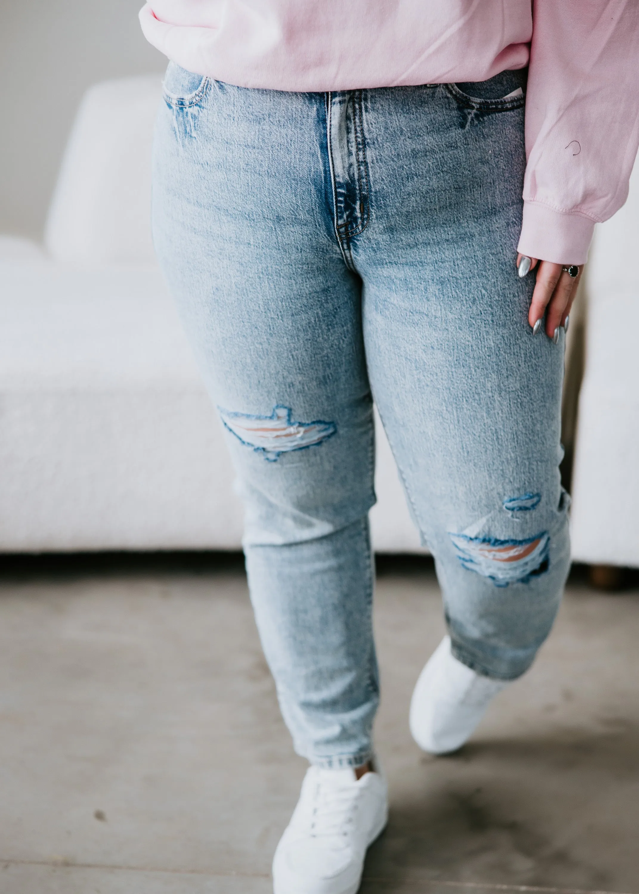 Tate High Rise Straight Jeans