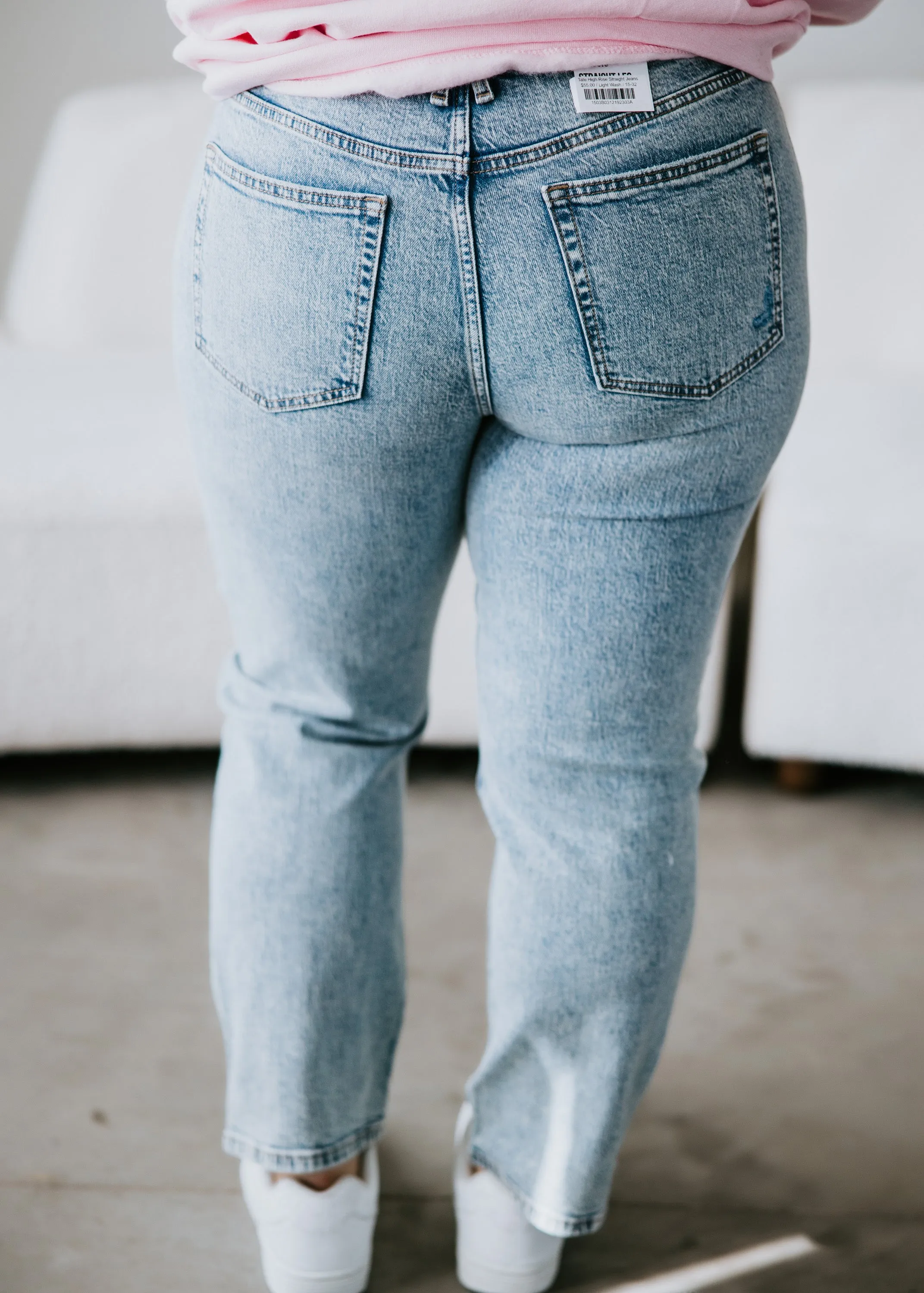 Tate High Rise Straight Jeans