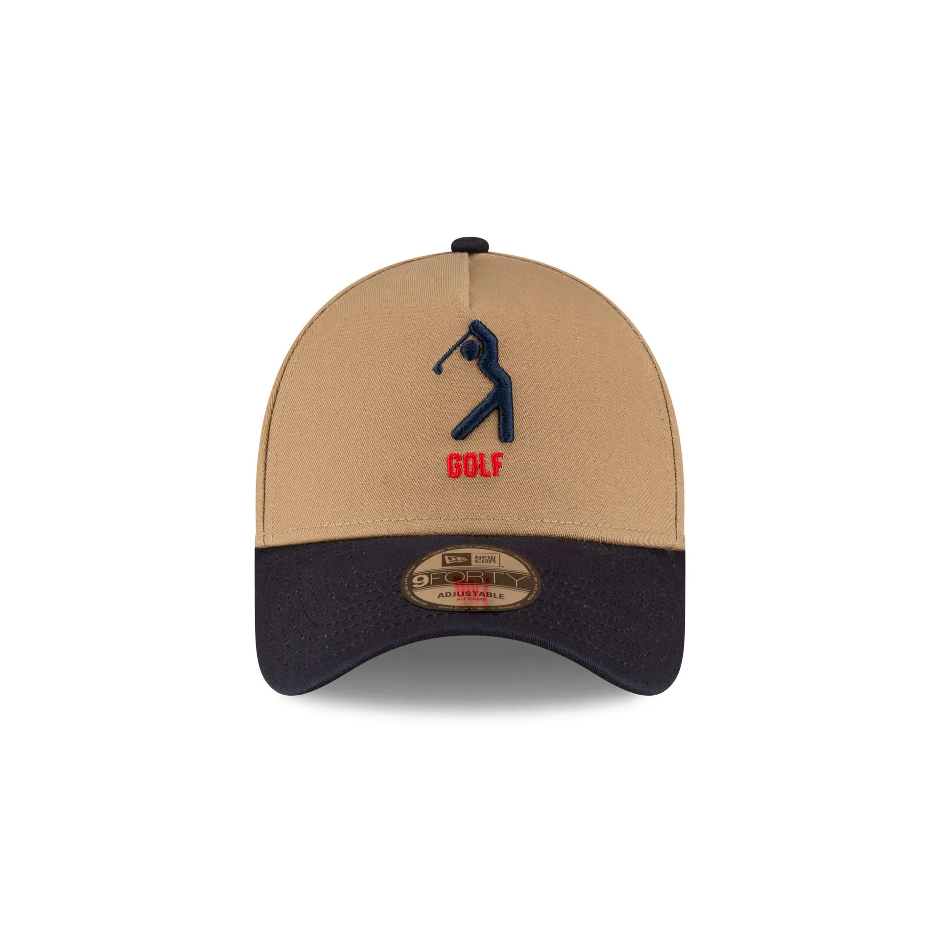 Team USA Golf Khaki 9FORTY A-Frame Snapback Hat