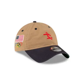 Team USA Soccer Khaki 9TWENTY Adjustable Hat