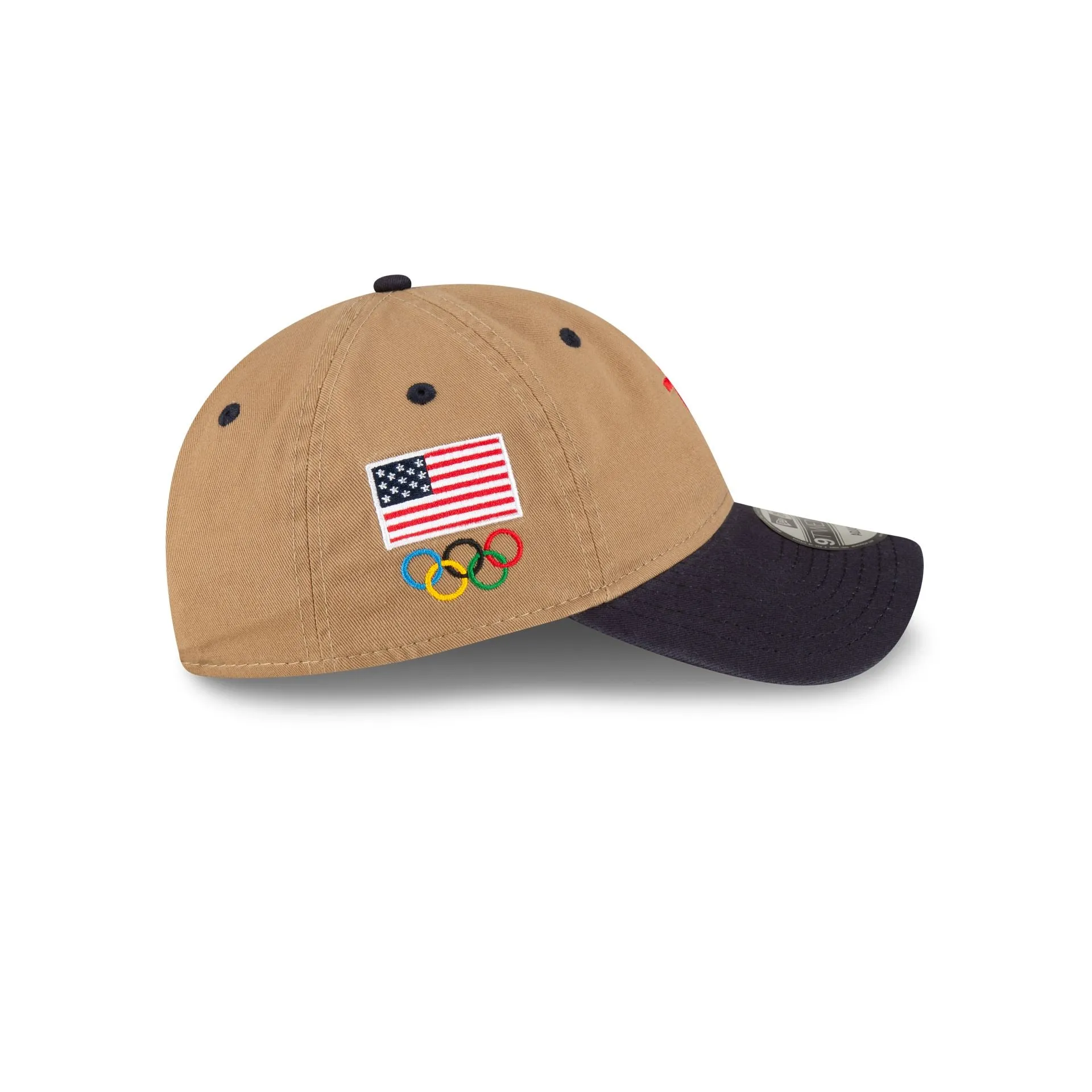 Team USA Soccer Khaki 9TWENTY Adjustable Hat