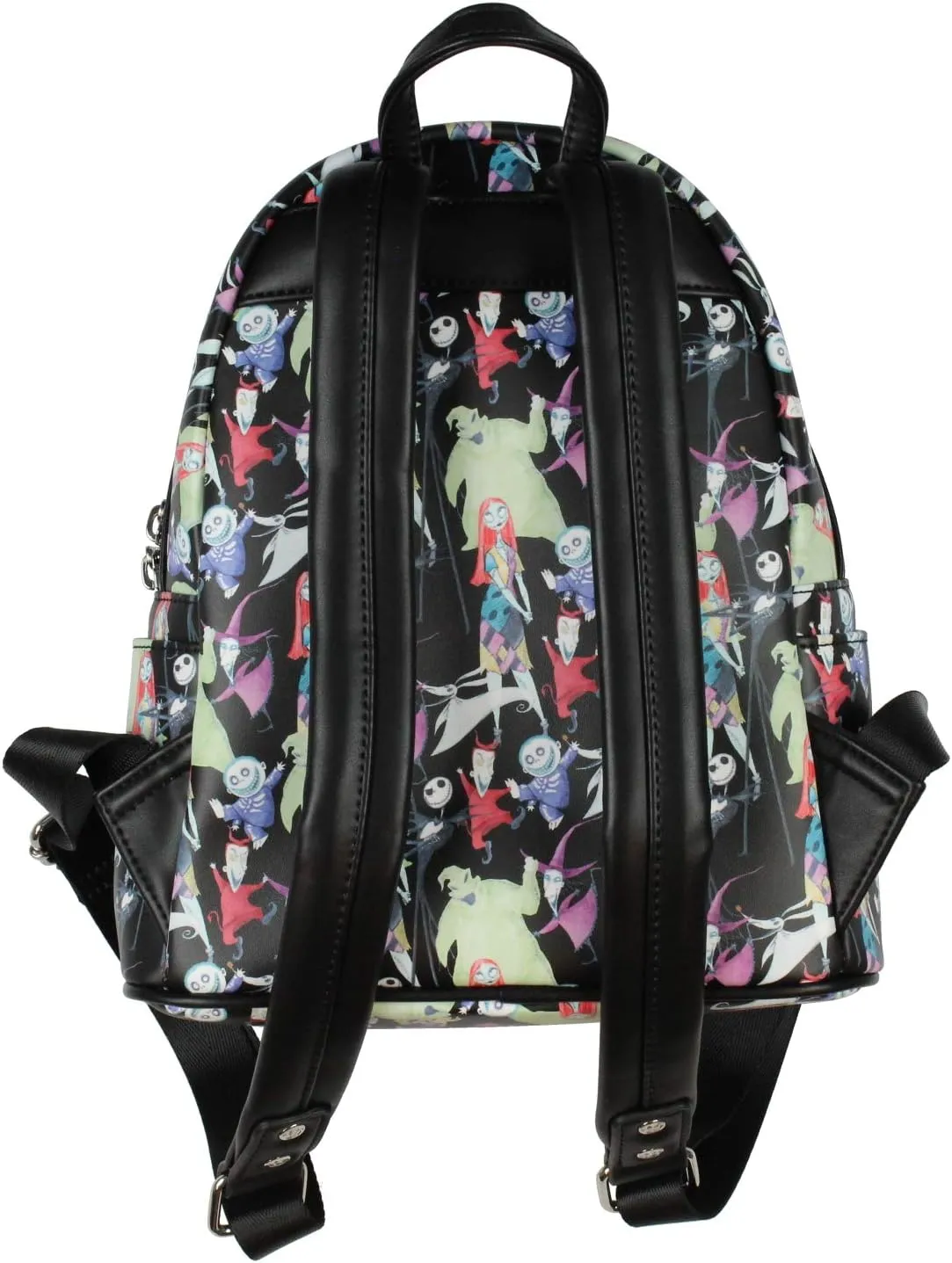 The Nightmare Before Christmas Allover Watercolor Character Print Mini Backpack