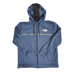 The North Face Overlay Blue Full Zip Hoodie