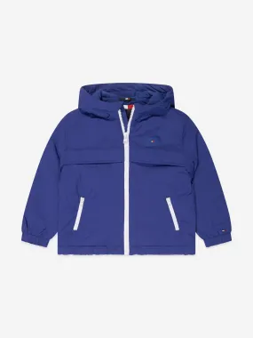 Tommy Hilfiger Boys Hero Chicago Padded Jacket in Blue