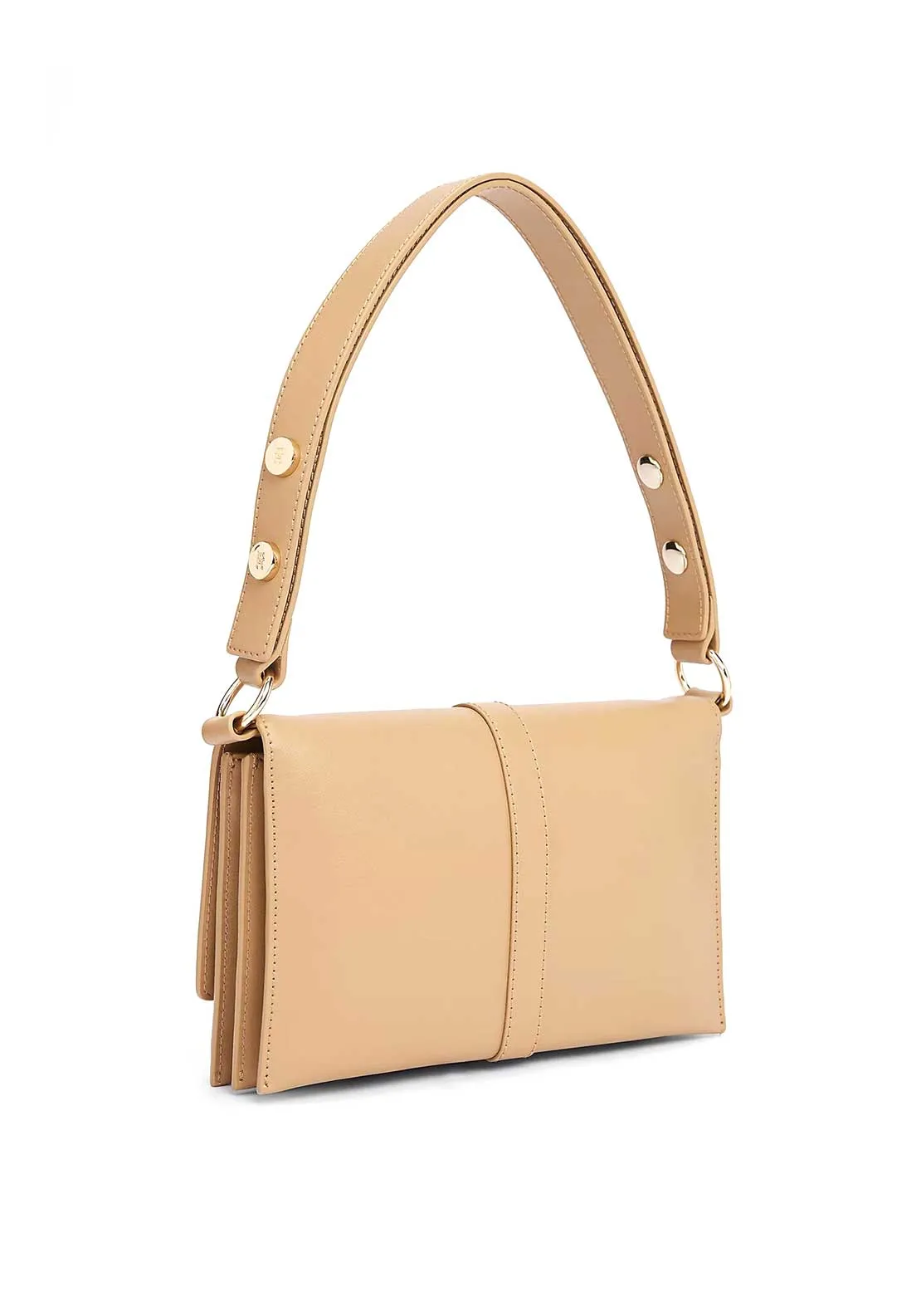 Tommy Hilfiger Heritage Flapover Shoulder Bag, Beige