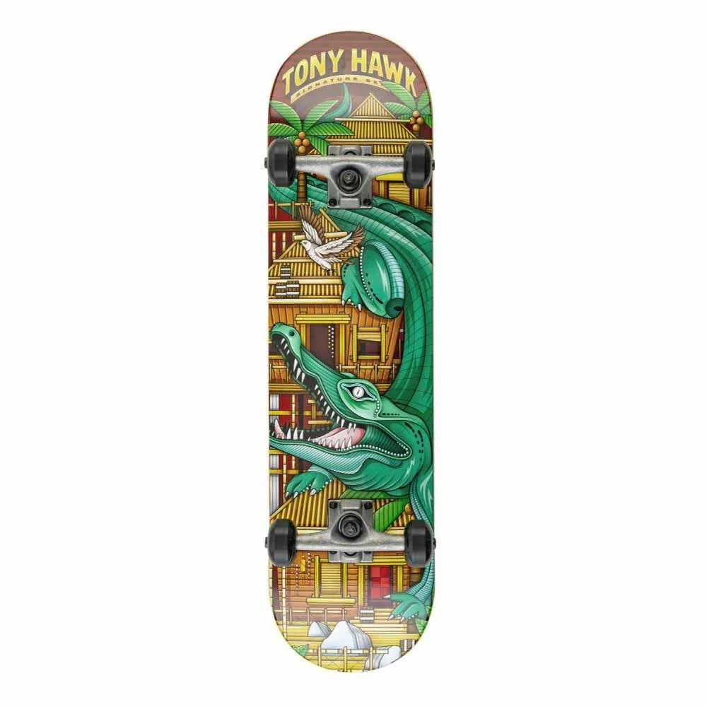 Tony Hawk SS 180 Complete Skateboard Crocodile Creek Multi 7.75 Inch Wide