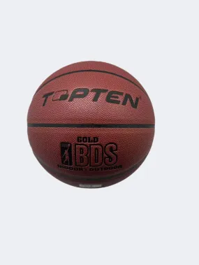 Topten Accessories Gold Bds Basketball Ball Brown