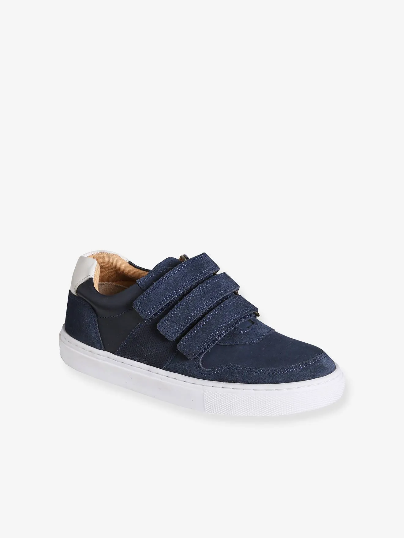 Trainers with Hook-&-Loop Straps, for Boys - navy blue