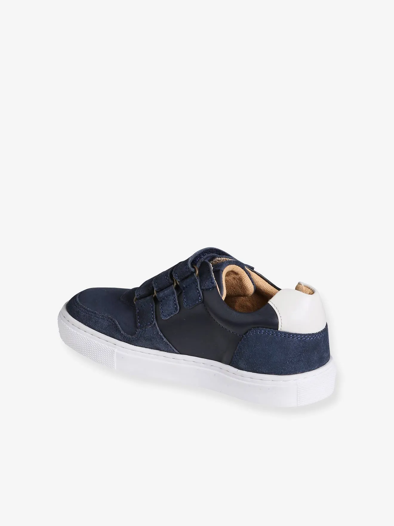 Trainers with Hook-&-Loop Straps, for Boys - navy blue