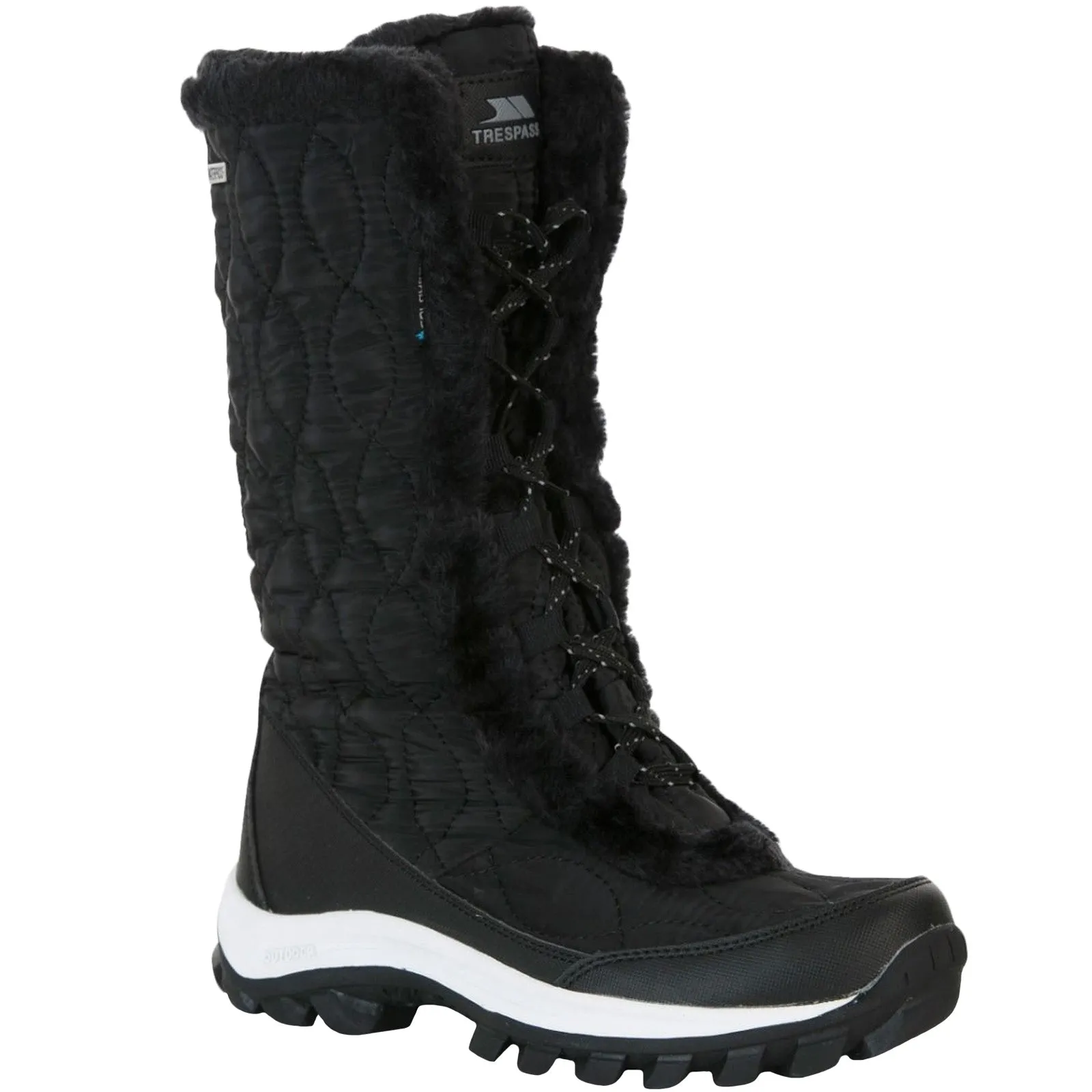 Trespass Womens Coretta II Waterproof Fleece Lined Snow Boots