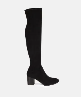 Trude Over the Knee Boots - Black