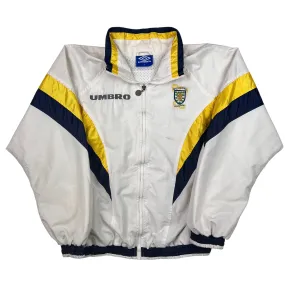 Umbro Scotland 1998-00  Track Jacket Rare White Navy Yellow