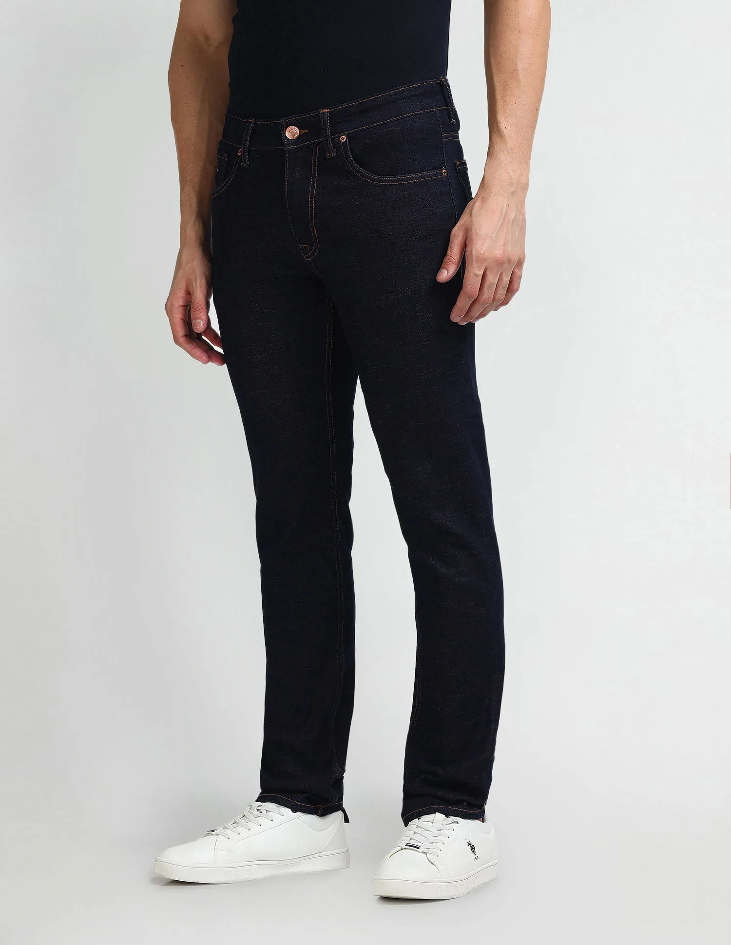 U.S. Polo Assn. Denim Co. Brandon Slim Tapered Blue Jeans