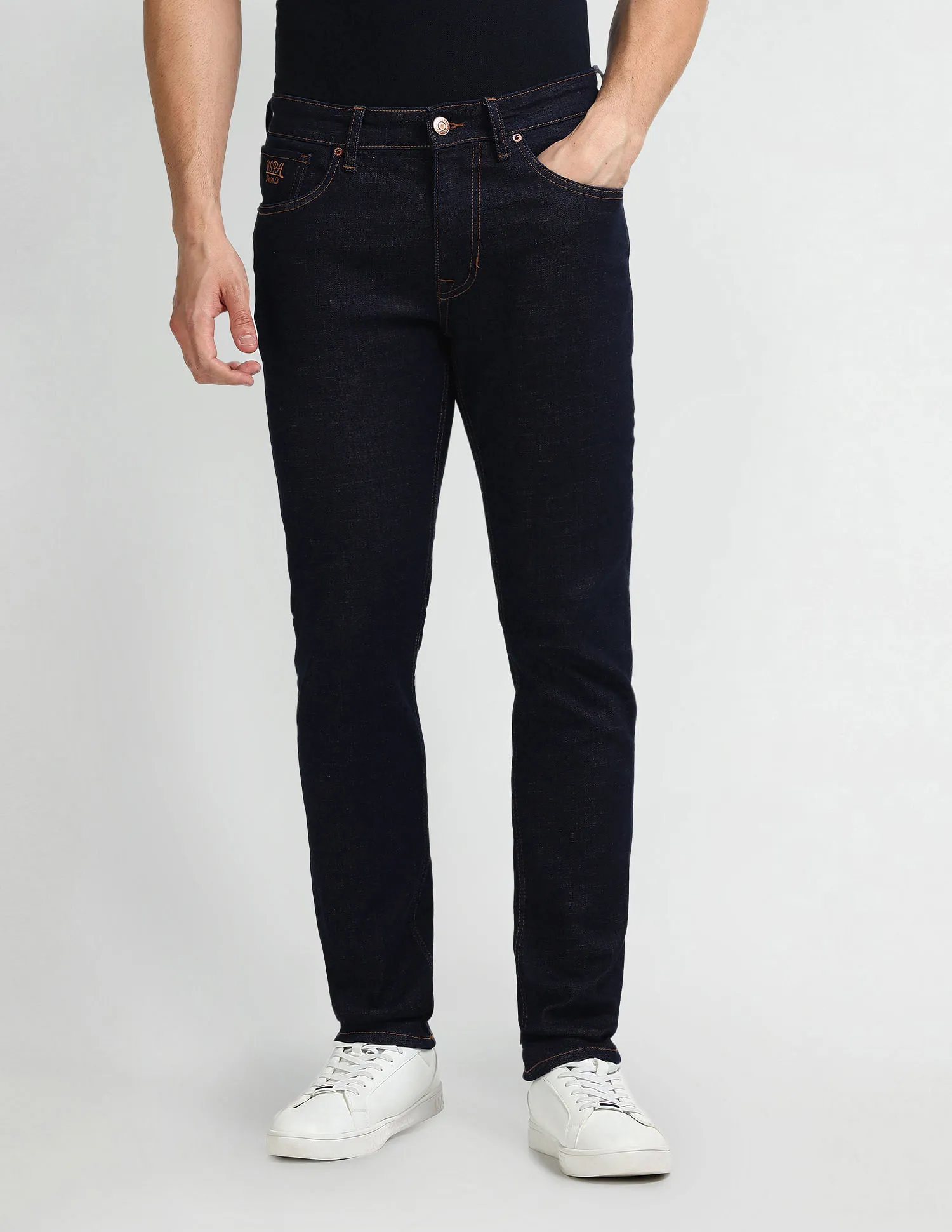 U.S. Polo Assn. Denim Co. Brandon Slim Tapered Blue Jeans