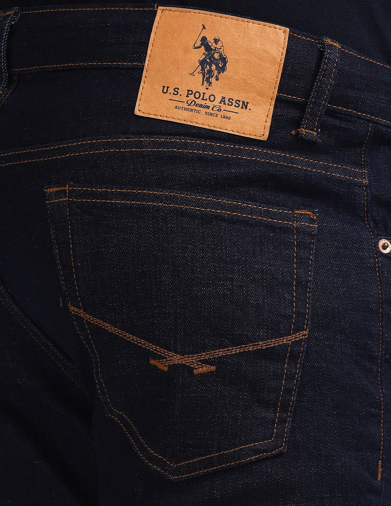 U.S. Polo Assn. Denim Co. Brandon Slim Tapered Blue Jeans