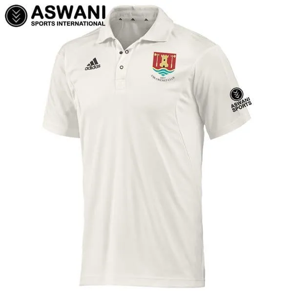 Usk Cricket Club Adidas Elite Playing Shirt, Short Sleeve (Adult)