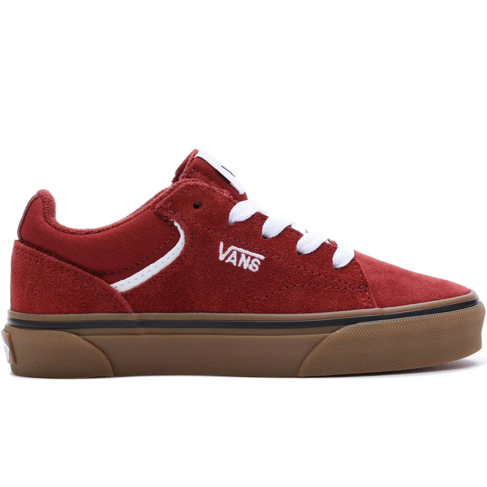 Vans Kids Seldan Low Rise Retro Lace Up Trainers Sneakers Shoes