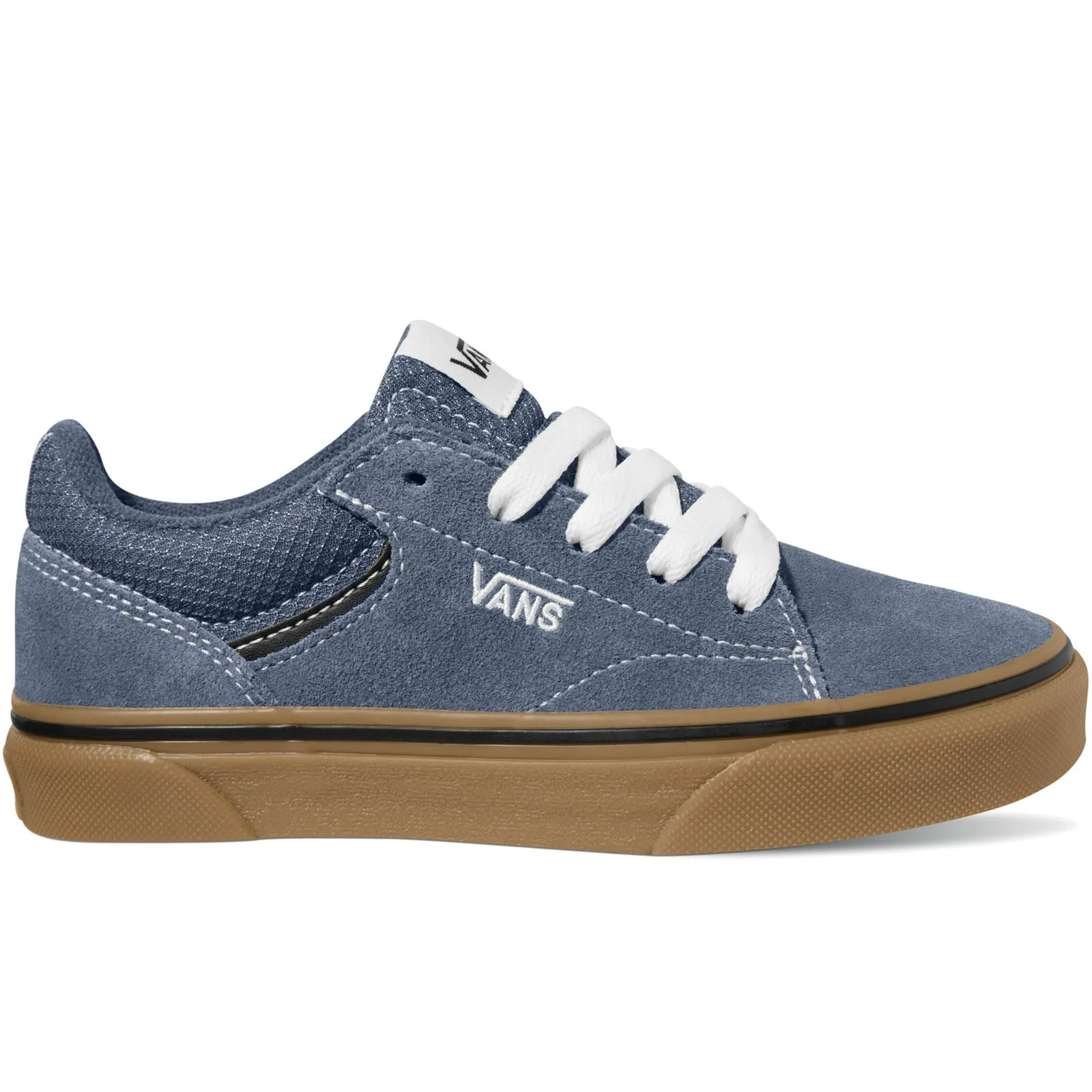 Vans Kids Seldan Low Rise Retro Lace Up Trainers Sneakers Shoes