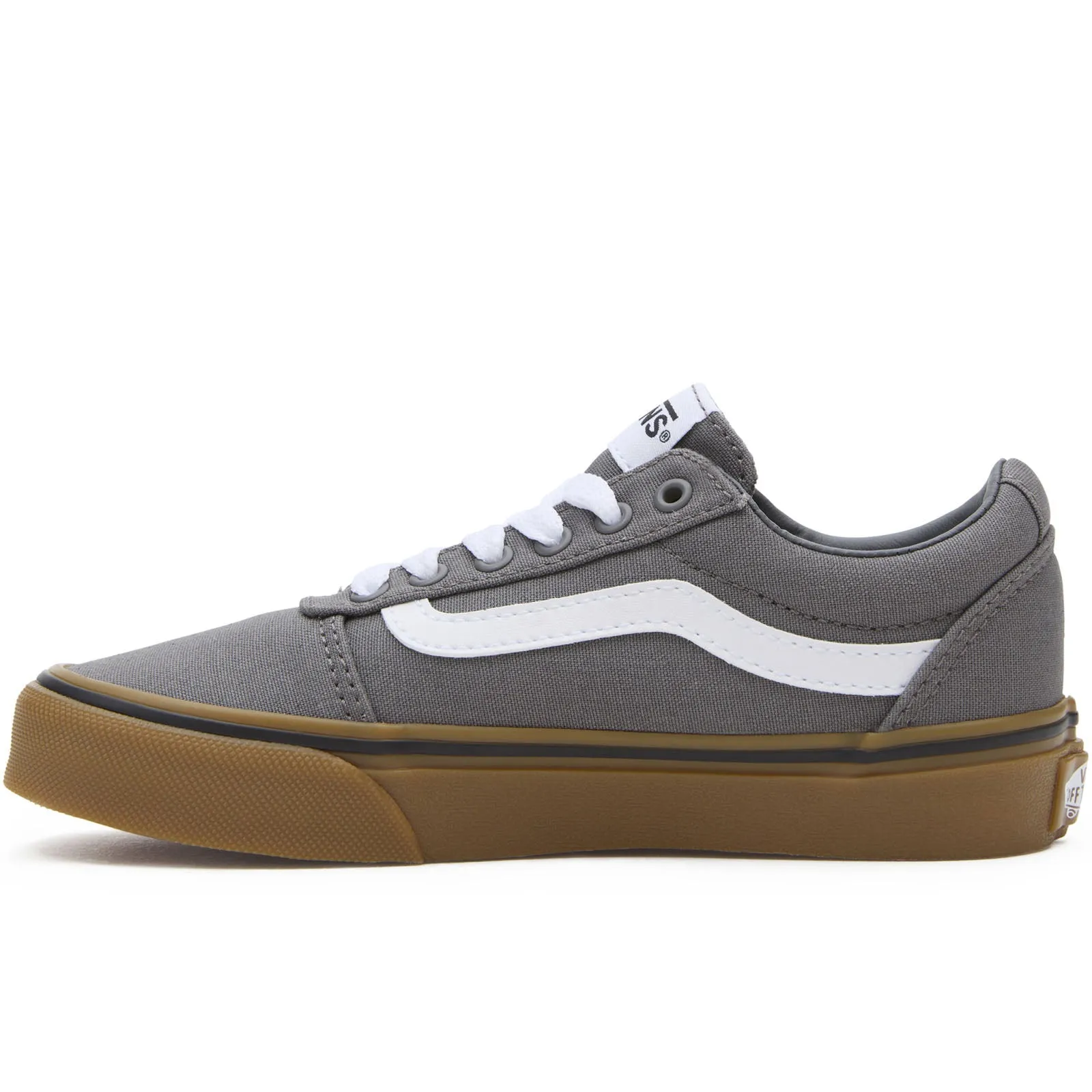 Vans Kids Ward Canvas Low Rise Trainers - Pewter