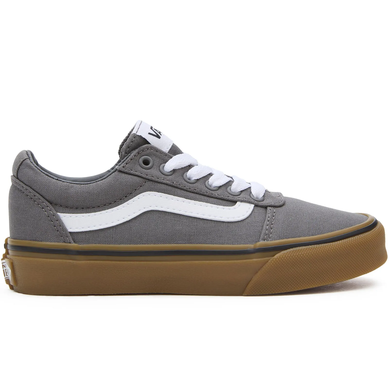 Vans Kids Ward Canvas Low Rise Trainers - Pewter