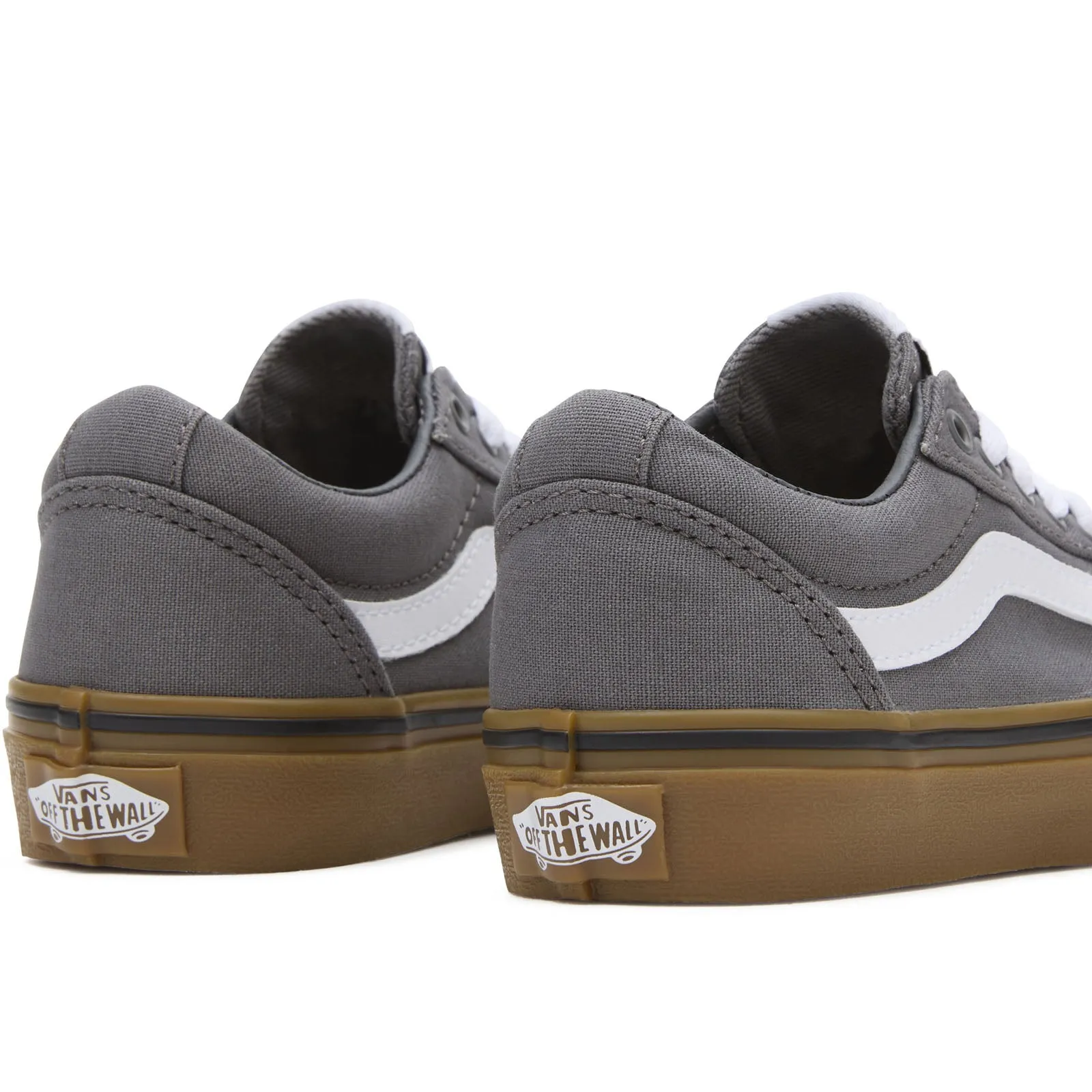 Vans Kids Ward Canvas Low Rise Trainers - Pewter