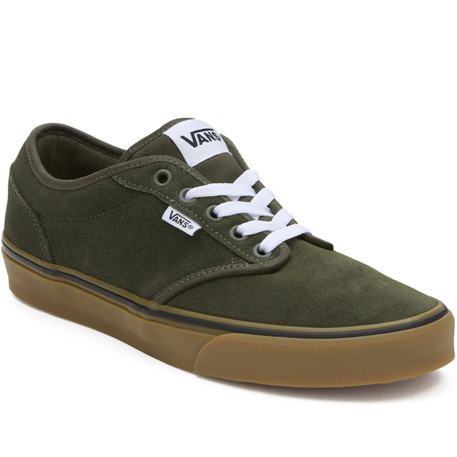 Vans Mens Atwood Suede Low Rise Trainers - Grape Leaf