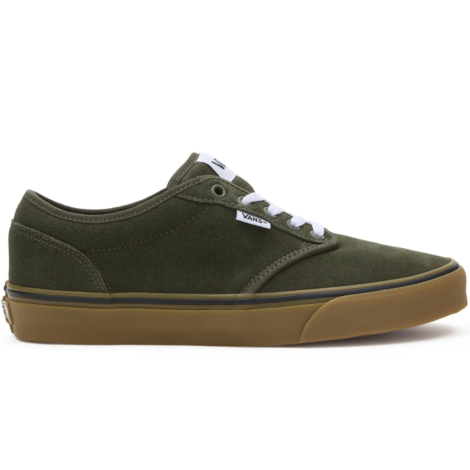 Vans Mens Atwood Suede Low Rise Trainers - Grape Leaf