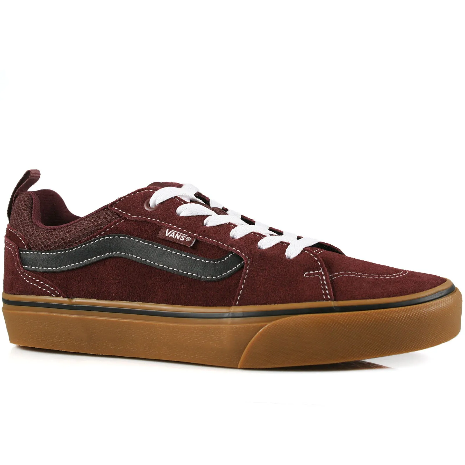 Vans Mens Filmore Low Rise Suede Trainers - Chocolate/Gum