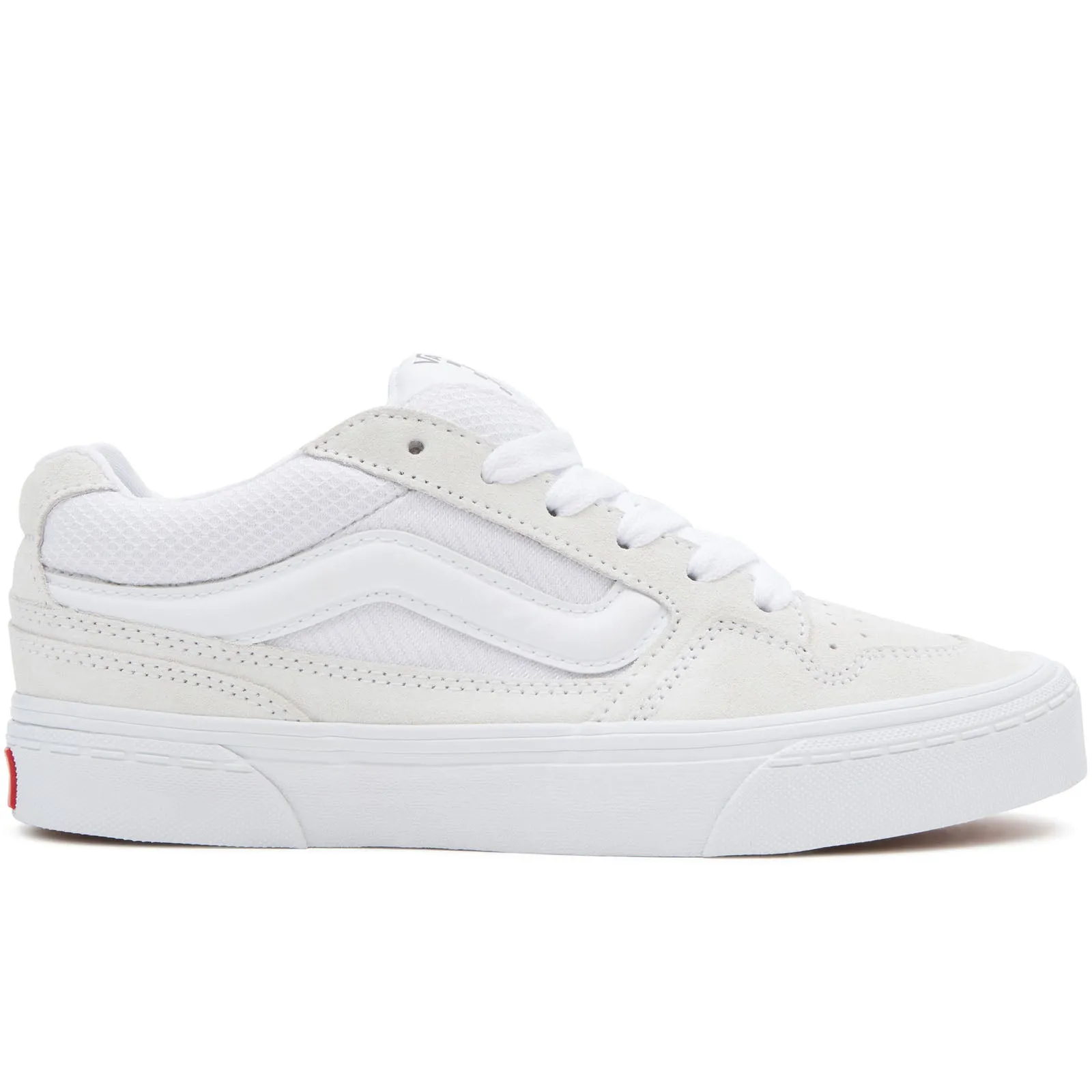 Vans Womens Caldrone Chunky Retro Skater Trainers - Mesh White