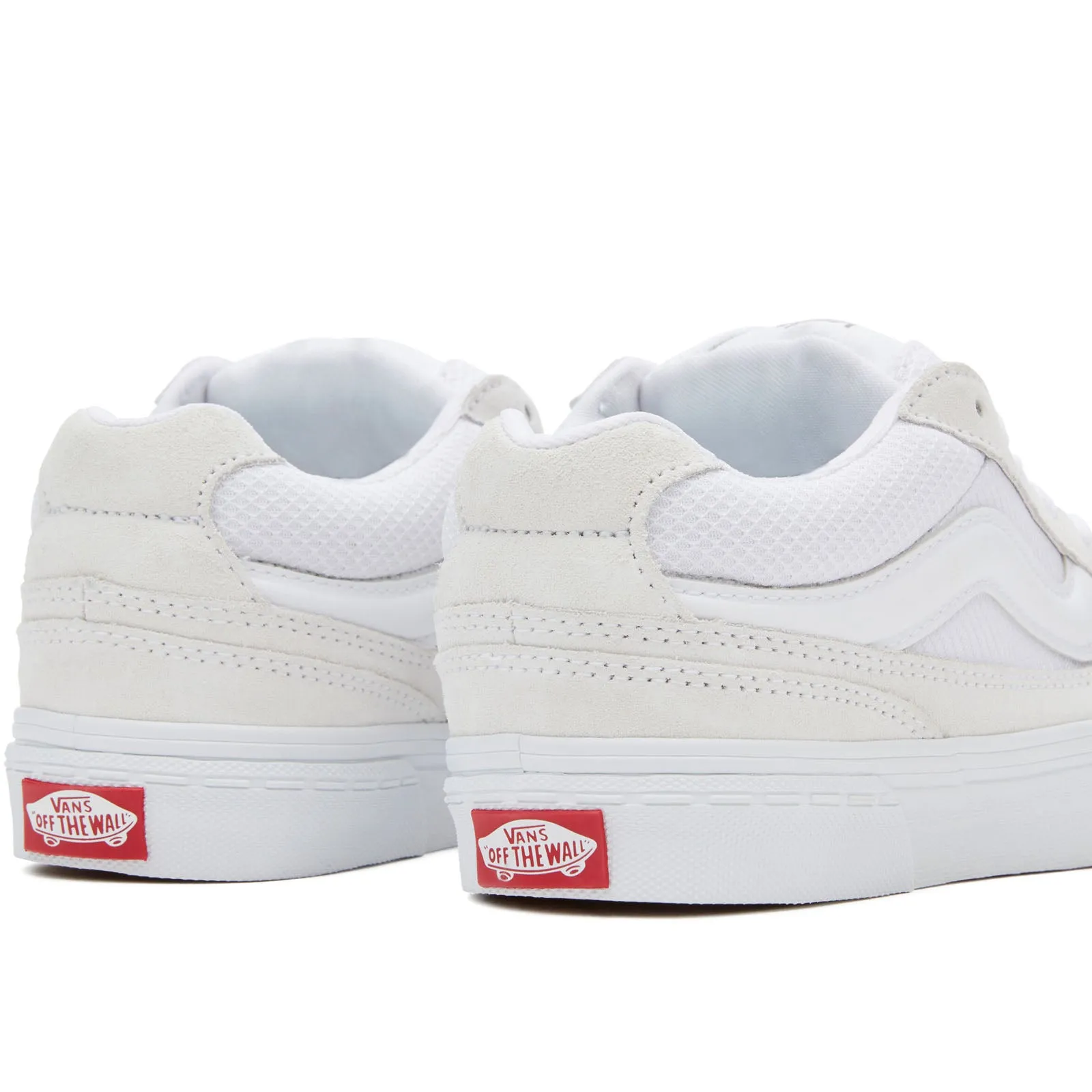 Vans Womens Caldrone Chunky Retro Skater Trainers - Mesh White