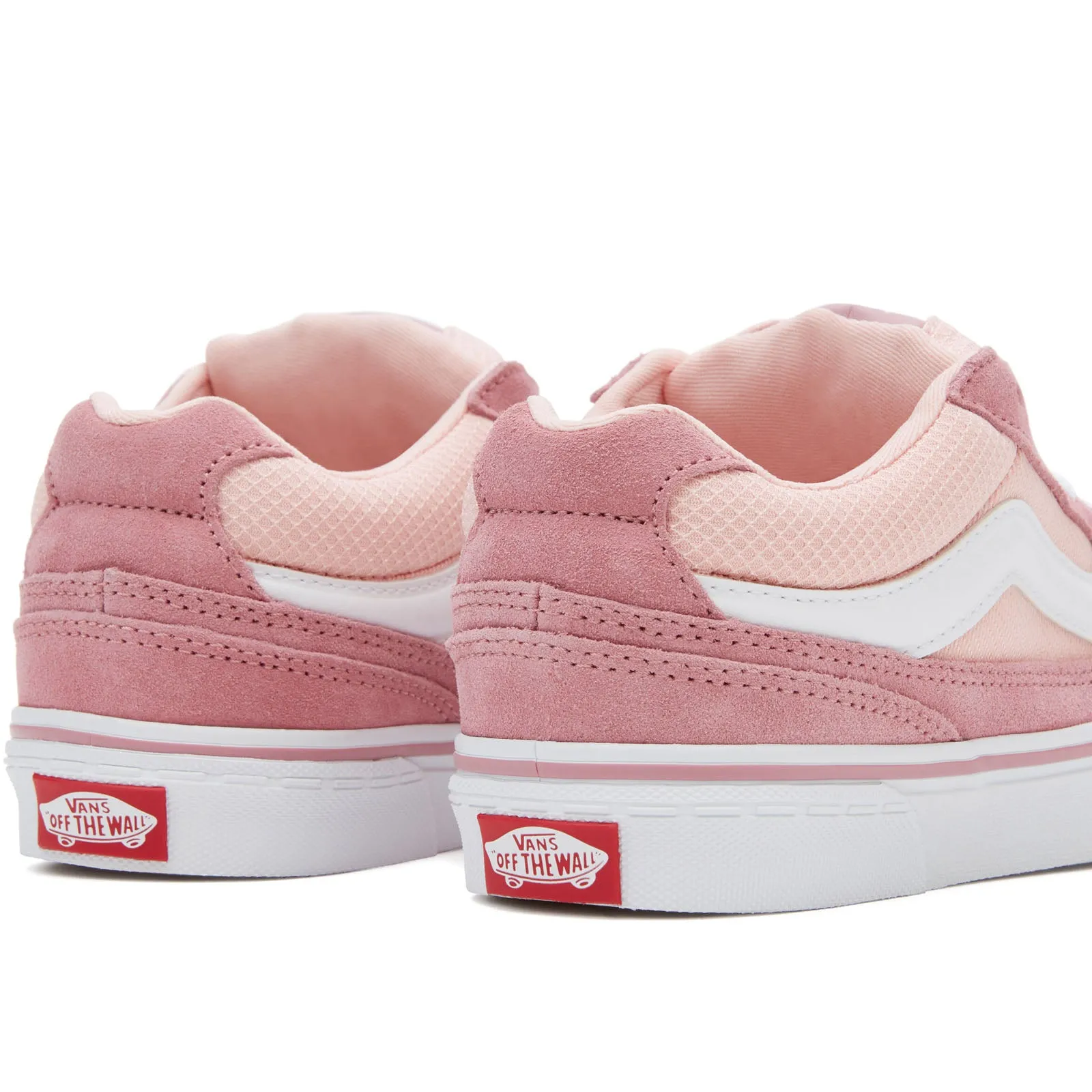 Vans Womens Caldrone Suede Mesh Low Rise Trainers - Mauve