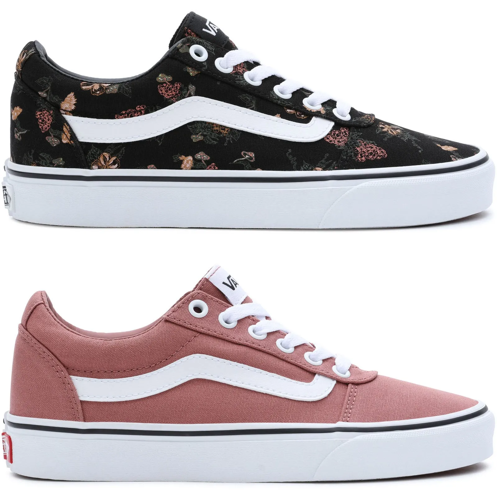 Vans Womens Ward Low Rise Lace  Up Retro Trainers