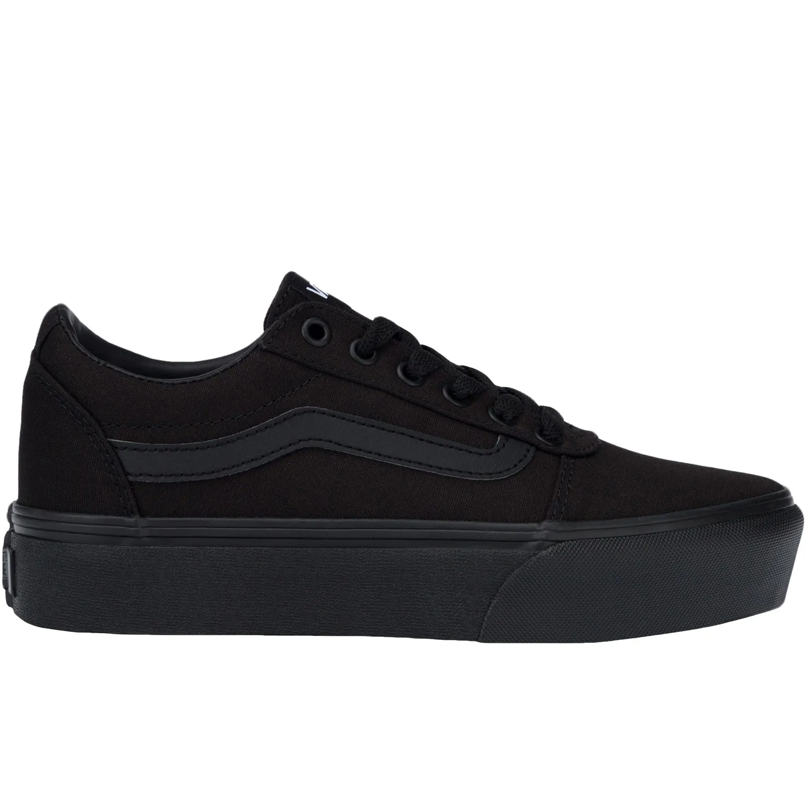 Vans Womens Ward Platform Trainers - Black