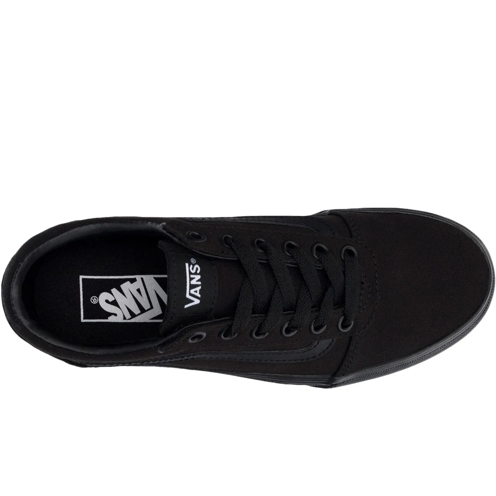 Vans Womens Ward Platform Trainers - Black