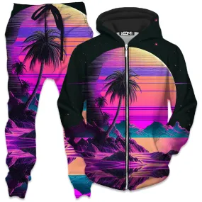 Vapor Solar System Zip-Up Hoodie and Joggers Combo