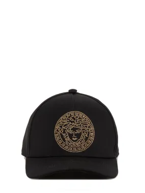 Versace Medusa Embellished Baseball Cap