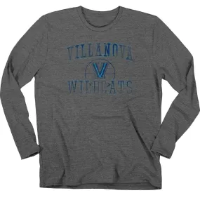 Villanova Wildcats Blue 84 Soft Loose Vintage Long Sleeve Basketball T-Shirt