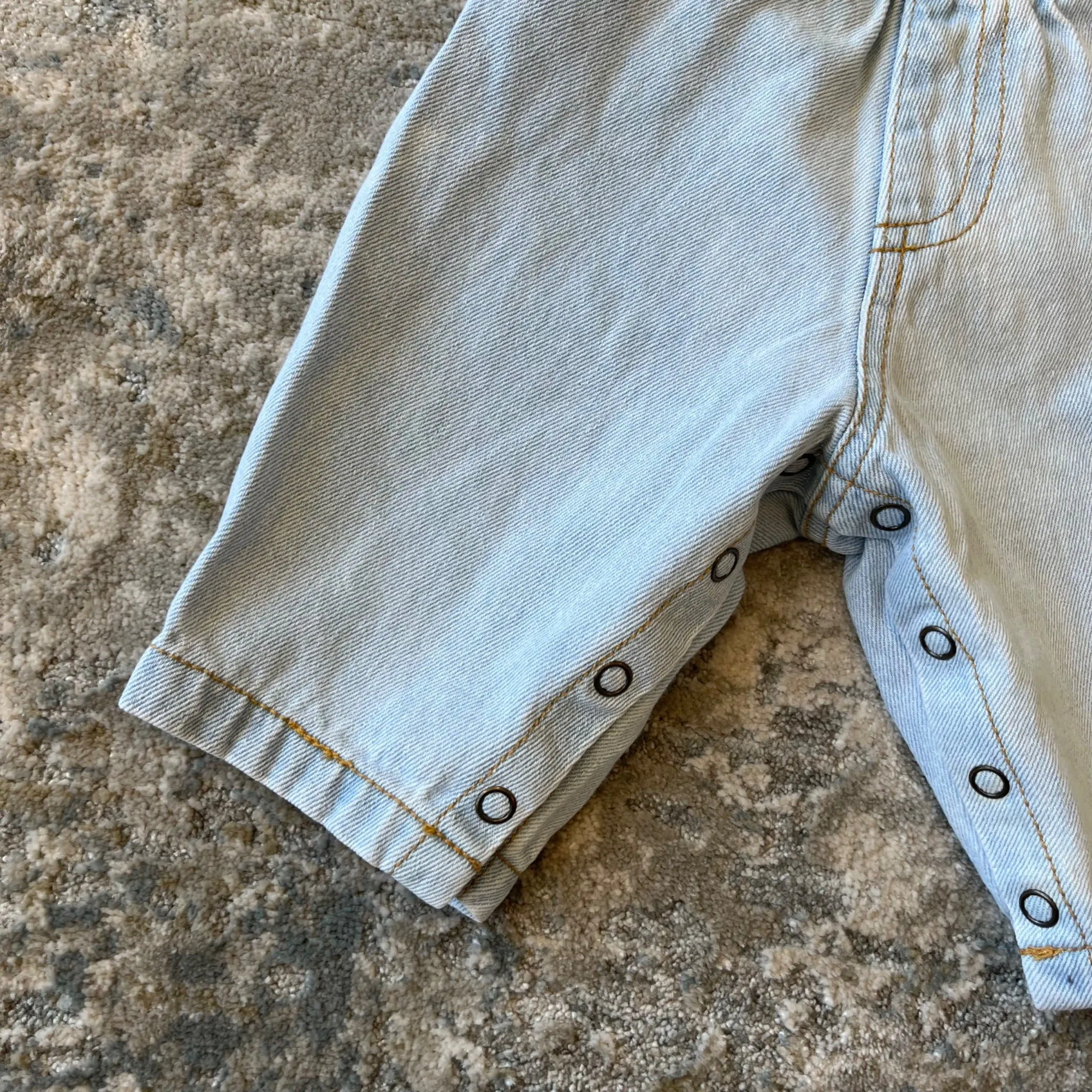 Vintage Baby Guess Light Wash Baby Jeans 3 Months USA