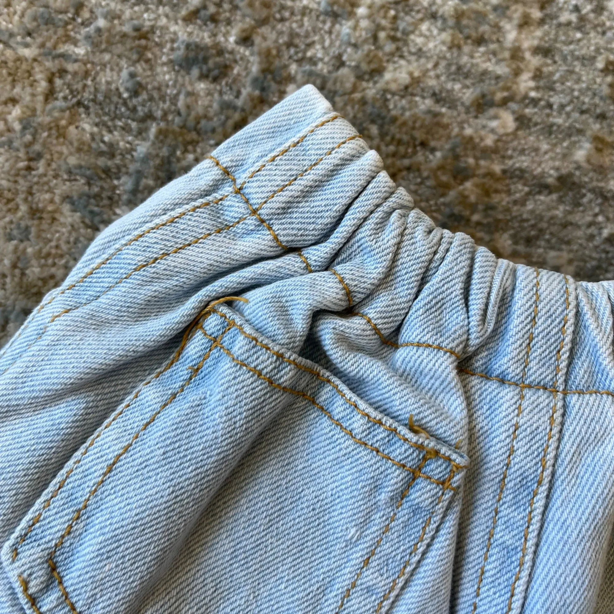 Vintage Baby Guess Light Wash Baby Jeans 3 Months USA