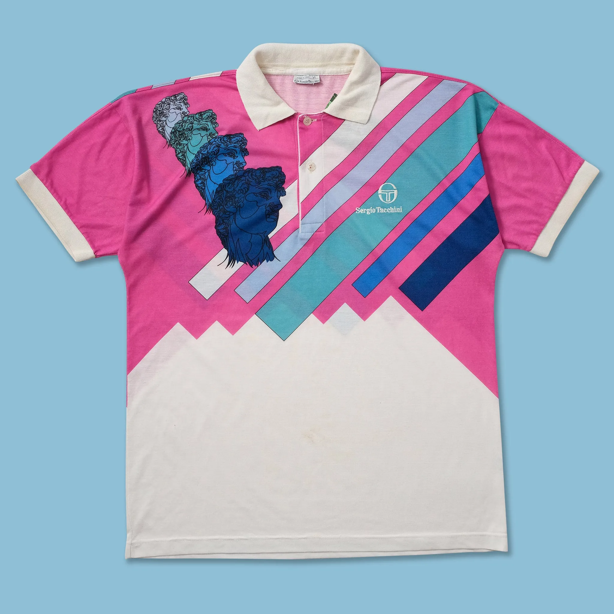 Vintage Sergio Tacchini Tennis Polo XLarge