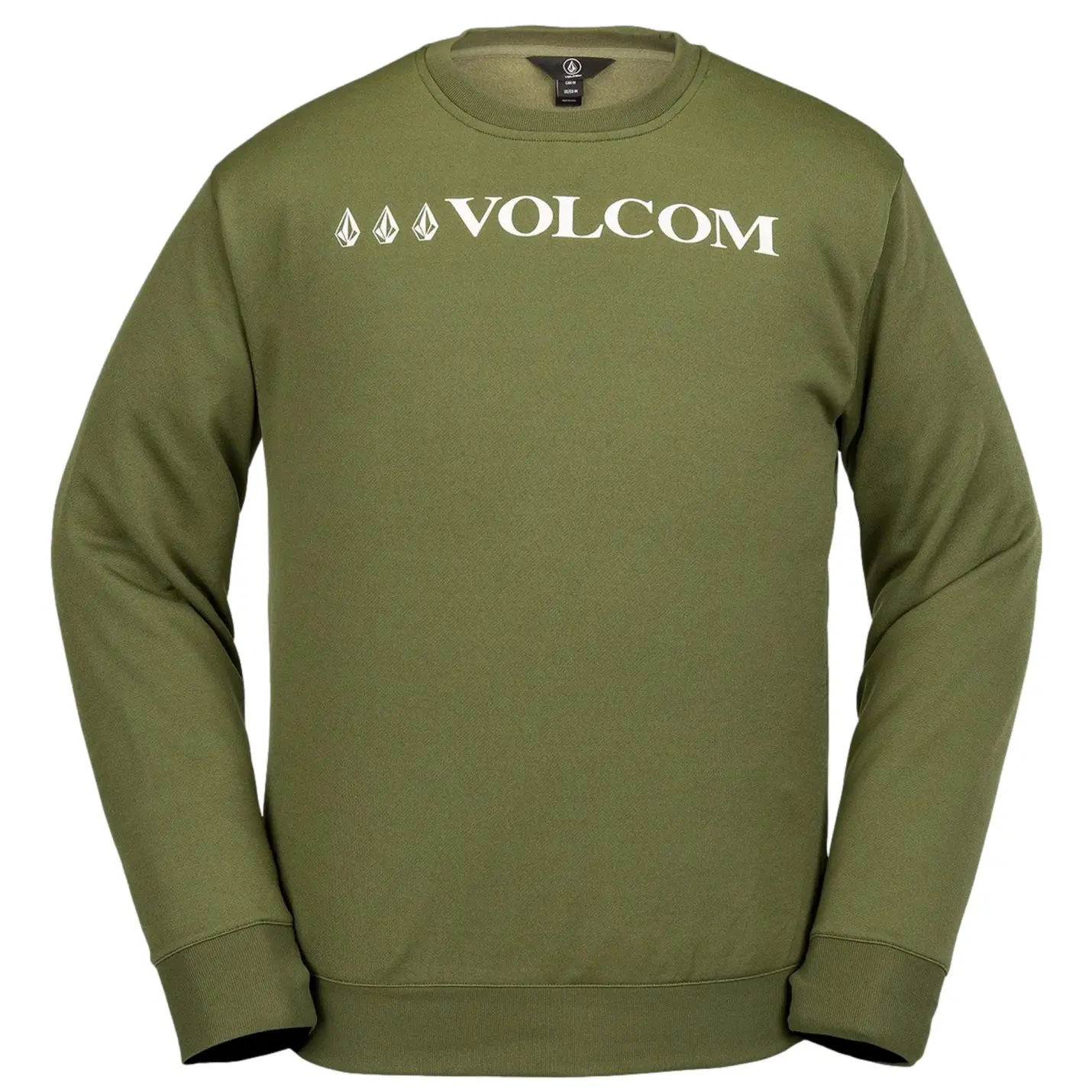 VOLCOM SNOWBOARD CORE CREW HYDRO FLEECE MILITARY