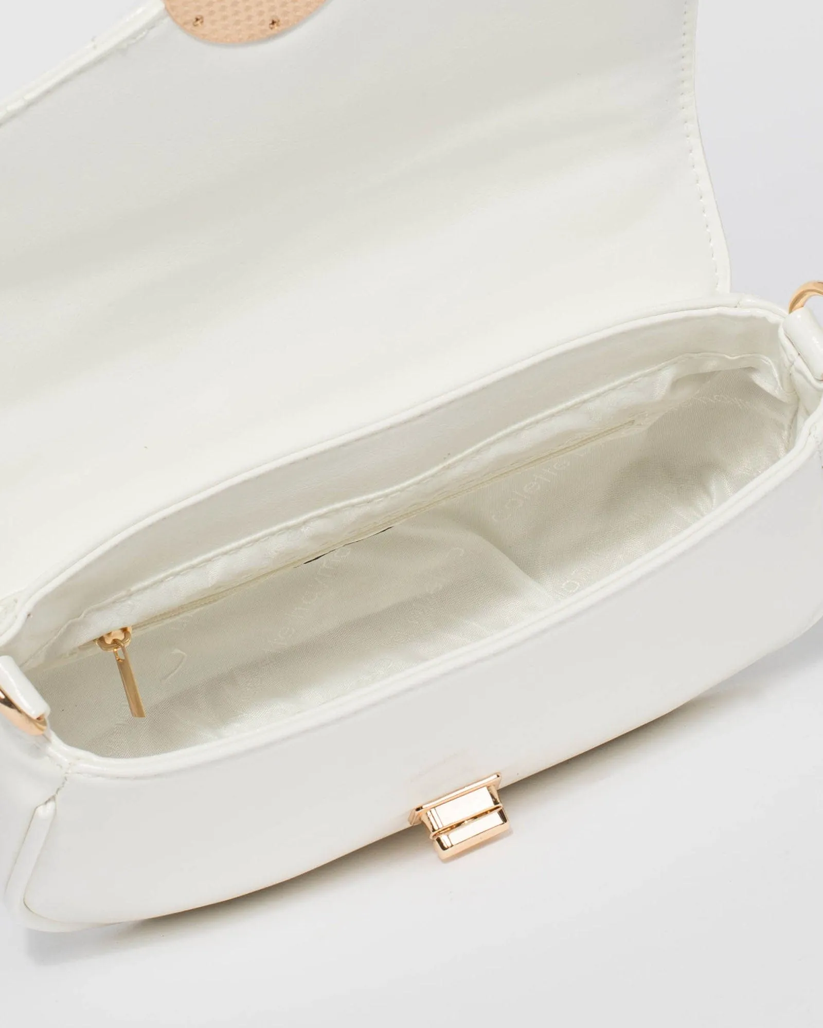 White Adwowa Chain Handle Crossbody Bag