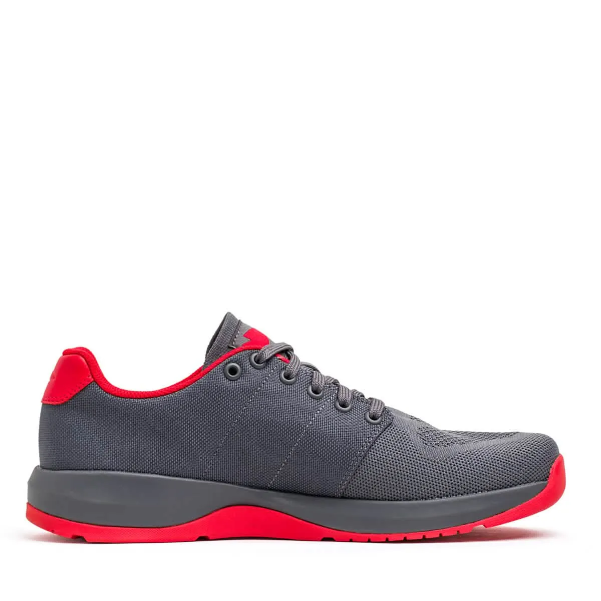 Women's Ballistic Trainers - Wolf Grey + High Risk Red W / Red Reflective Spearhead