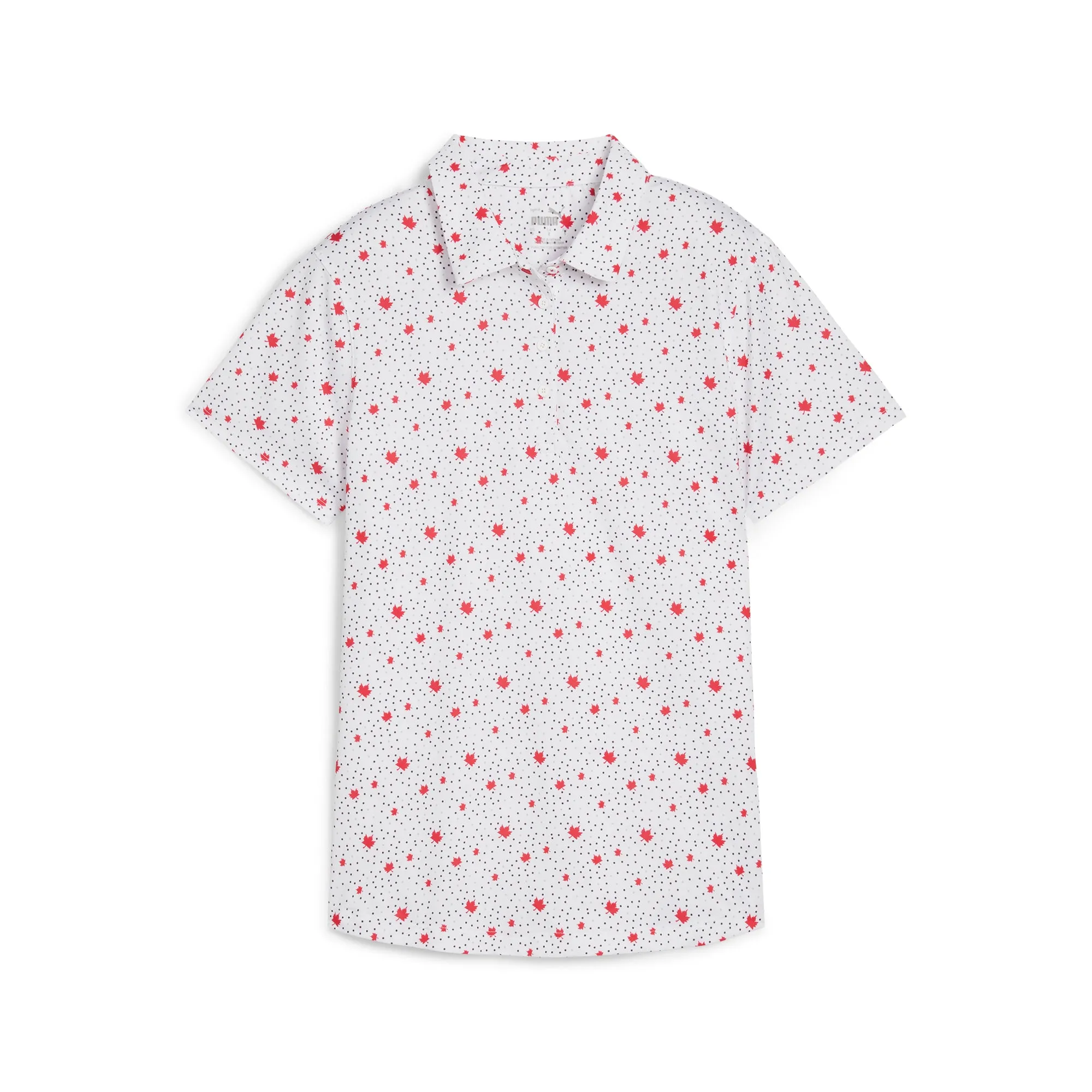 Women's Canada Maple Dot Golf Polo