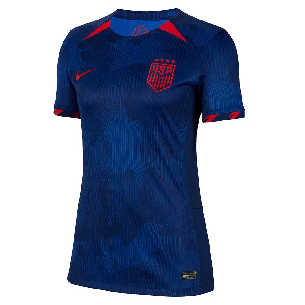 Women's USWNT (4-Star) 2023 Stadium Away Nike Dri-FIT Soccer Jersey - Royal/Loyal Blue/Speed Red/Speed Red