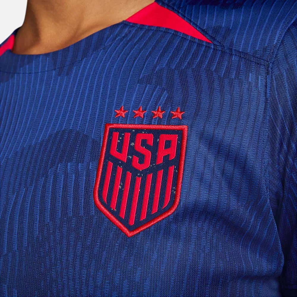 Women's USWNT (4-Star) 2023 Stadium Away Nike Dri-FIT Soccer Jersey - Royal/Loyal Blue/Speed Red/Speed Red